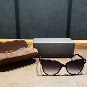 💯Tom Ford FT0844 01B 🔥 SHINY BLACK Sunglasses